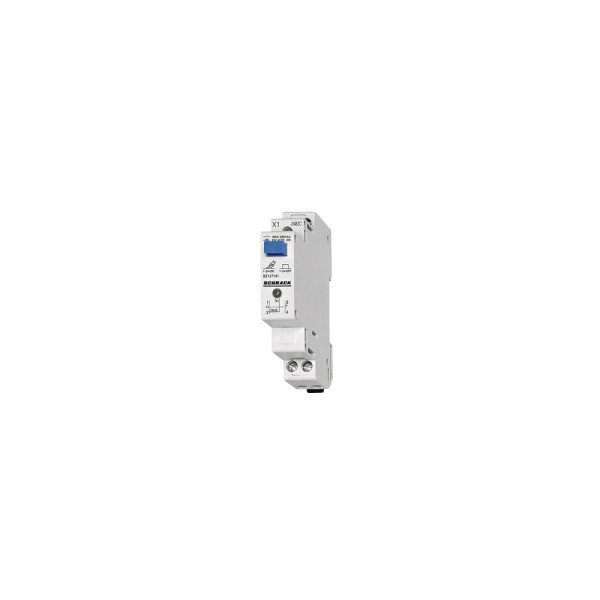 SCHRACK Reiheneinbau-Schalter mit LED 230VAC/DC, 2 Schließer, 16A
