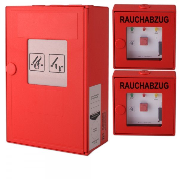 RWA-Treppenhaus-Set STG Beikirch TRZ Plus inkl. 2 Taster rot