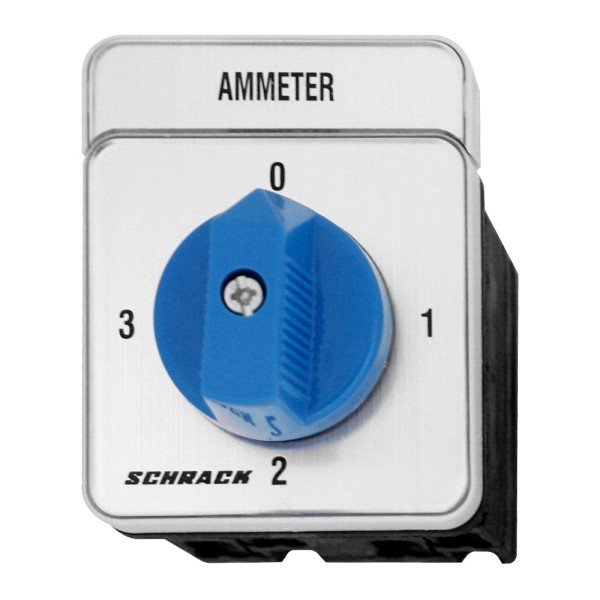 Schrack Amperemeter-Umschalter 20A, 0-1-2-3, Verteilereinbau