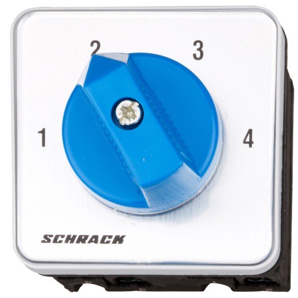 Schrack 4-Stufen-Schalter Zentralbefestigung, 1-polig, 1-2-3-4