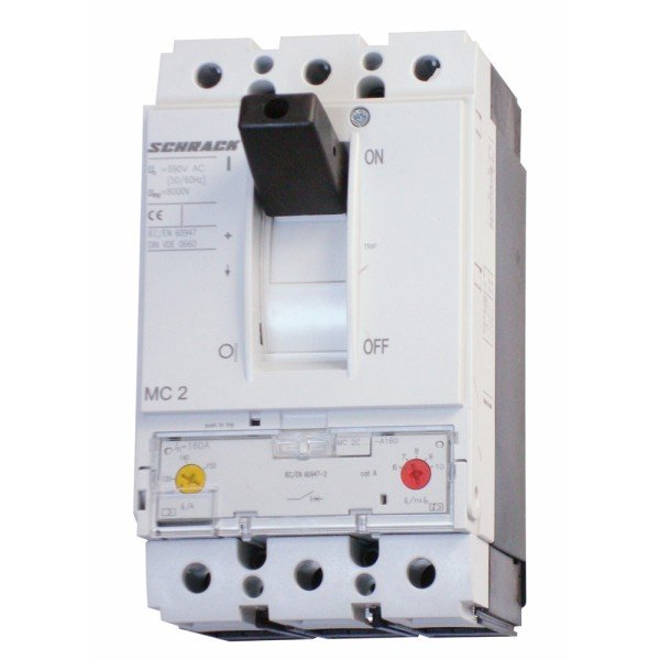 Schrack Leistungsschalter Type A, 3-polig, 50kA, 200A