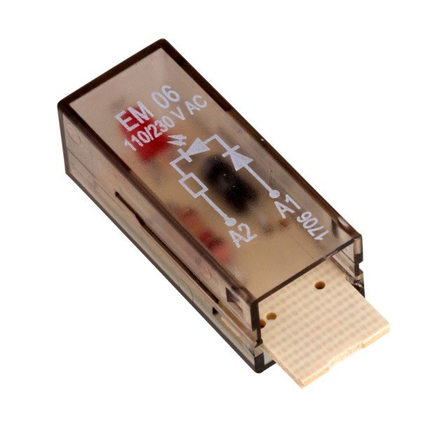 SCHRACK LED-Steckmodul, rot, 110 - 230VAC, EM06