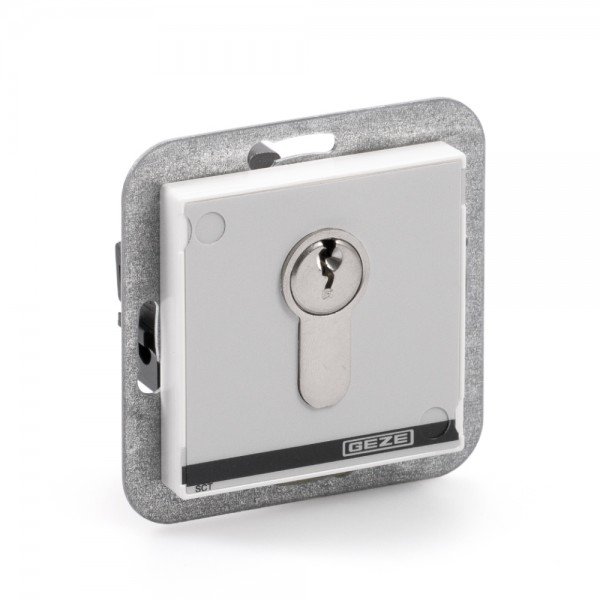 GEZE SCT key switch with cylinder