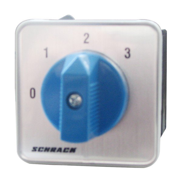 Schrack 3-Stufen-Schalter Zentralbefestigung, 1-polig, 0-1-2-3