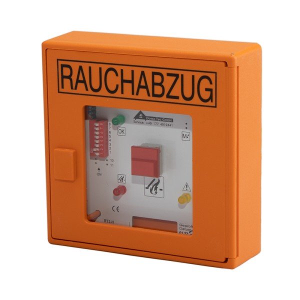 Domotec Rauchtaster RT3/H orange ABS