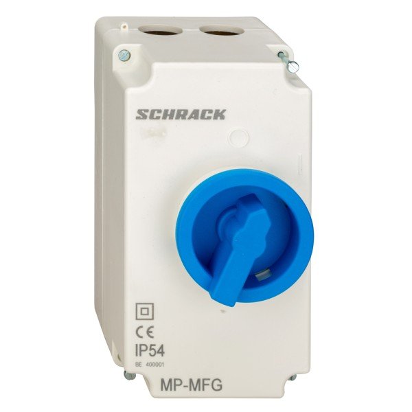SCHRACK Gehäuse IP54 für Motorschutzschalter BE4 - BE400001--