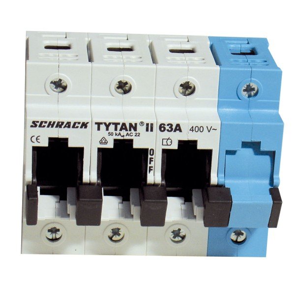 Schrack TYTAN II, D02-Sicherungslasttrennschalter, 3+N, 63A