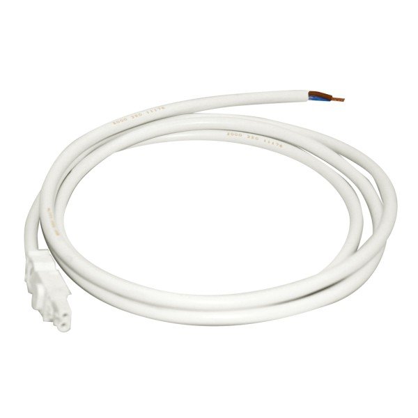 SCHRACK Anschlussleitung für IU008523, 2x1,5mm², Länge 2m, weiß
