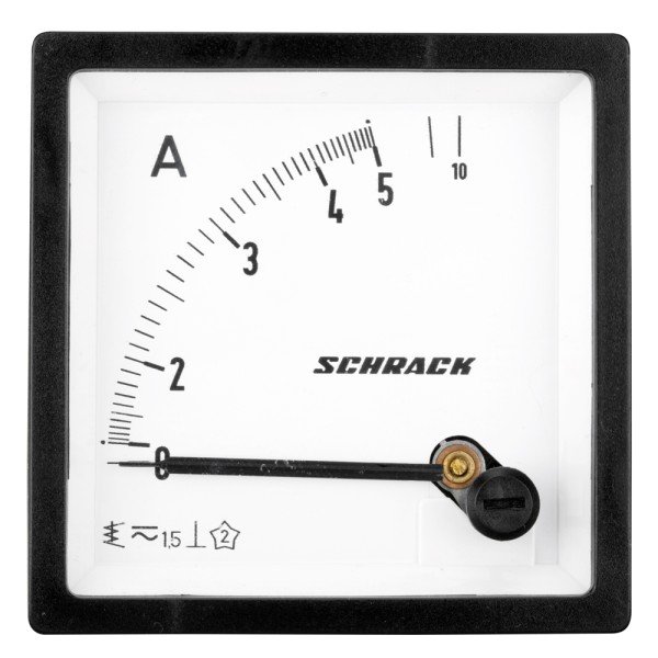 SCHRACK Amperemeter, 72x72mm, 5A AC Direktmessung