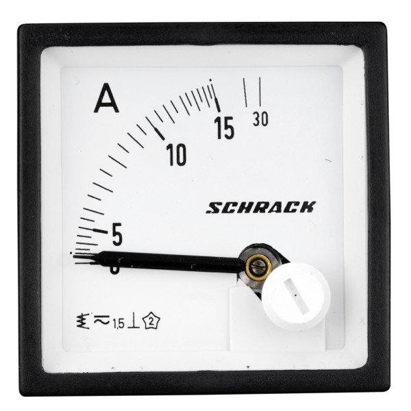 SCHRACK Amperemeter, 48x48mm, 15A AC Direktmessung