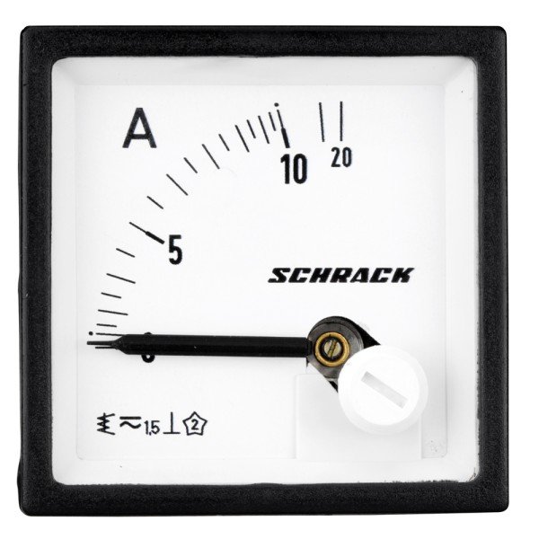 SCHRACK Amperemeter, 48x48mm, 10A AC Direktmessung