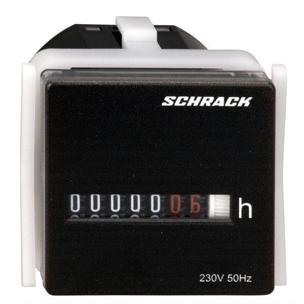 SCHRACK Betriebsstundenzähler 48 x 48 IP 20, 230VAC 50Hz