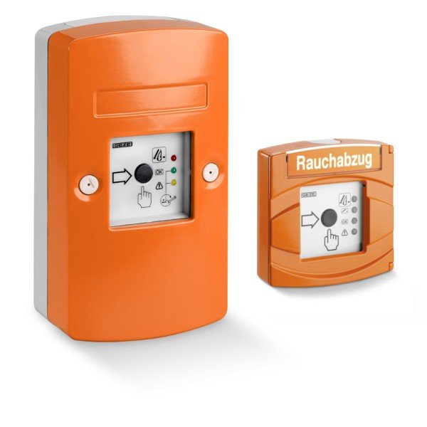 RWA-Treppenhaus-Set GEZE THZ Comfort N4 orange inkl. zus. Taster